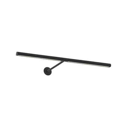 Plural LED Picture Light in Nightshade Black/18-Inch/Faceted.
