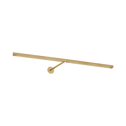 Plural LED Picture Light in Natural Brass/24-Inch/Faceted.