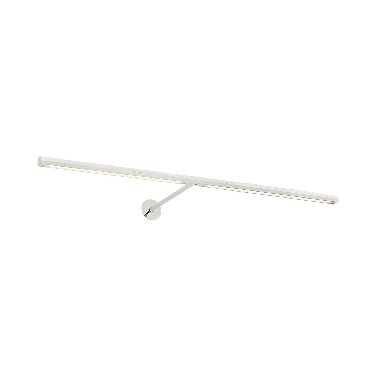 Plural LED Picture Light in Polished Nickel/24-Inch/Faceted.