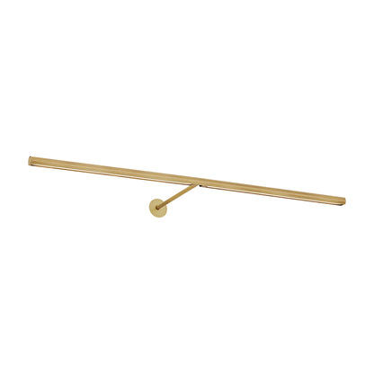 Plural LED Picture Light in Natural Brass/30-Inch/Faceted.
