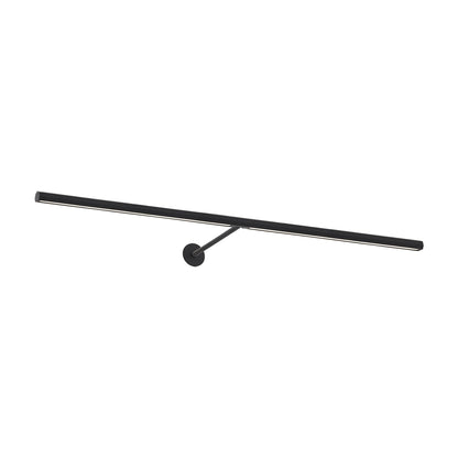 Plural LED Picture Light in Nightshade Black/30-Inch/Faceted.