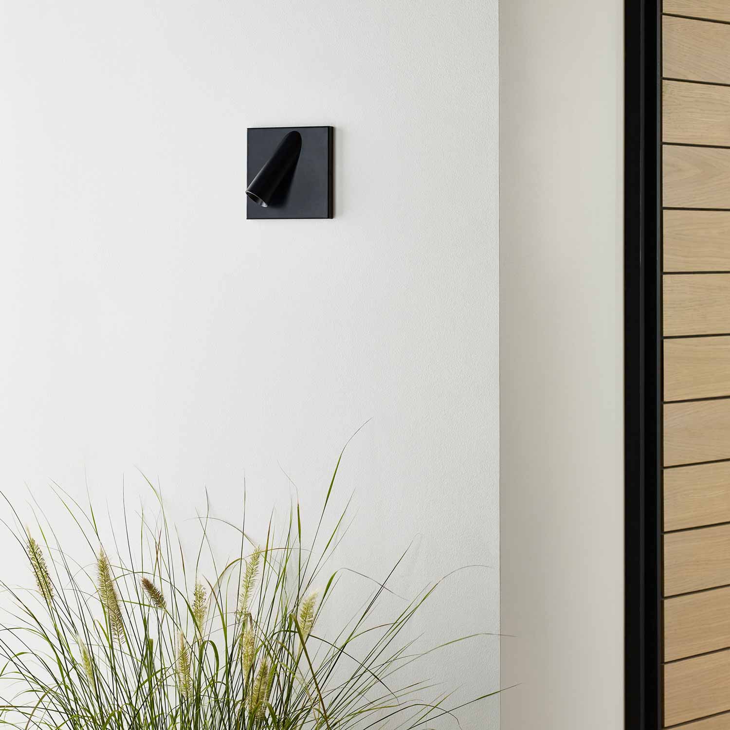 Ponte Outdoor LED Wall Light in Outside Area.