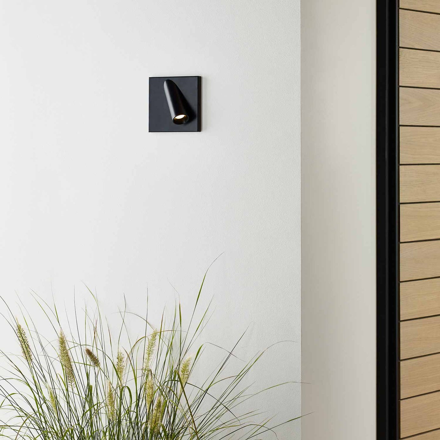 Ponte Outdoor LED Wall Light in Outside Area.