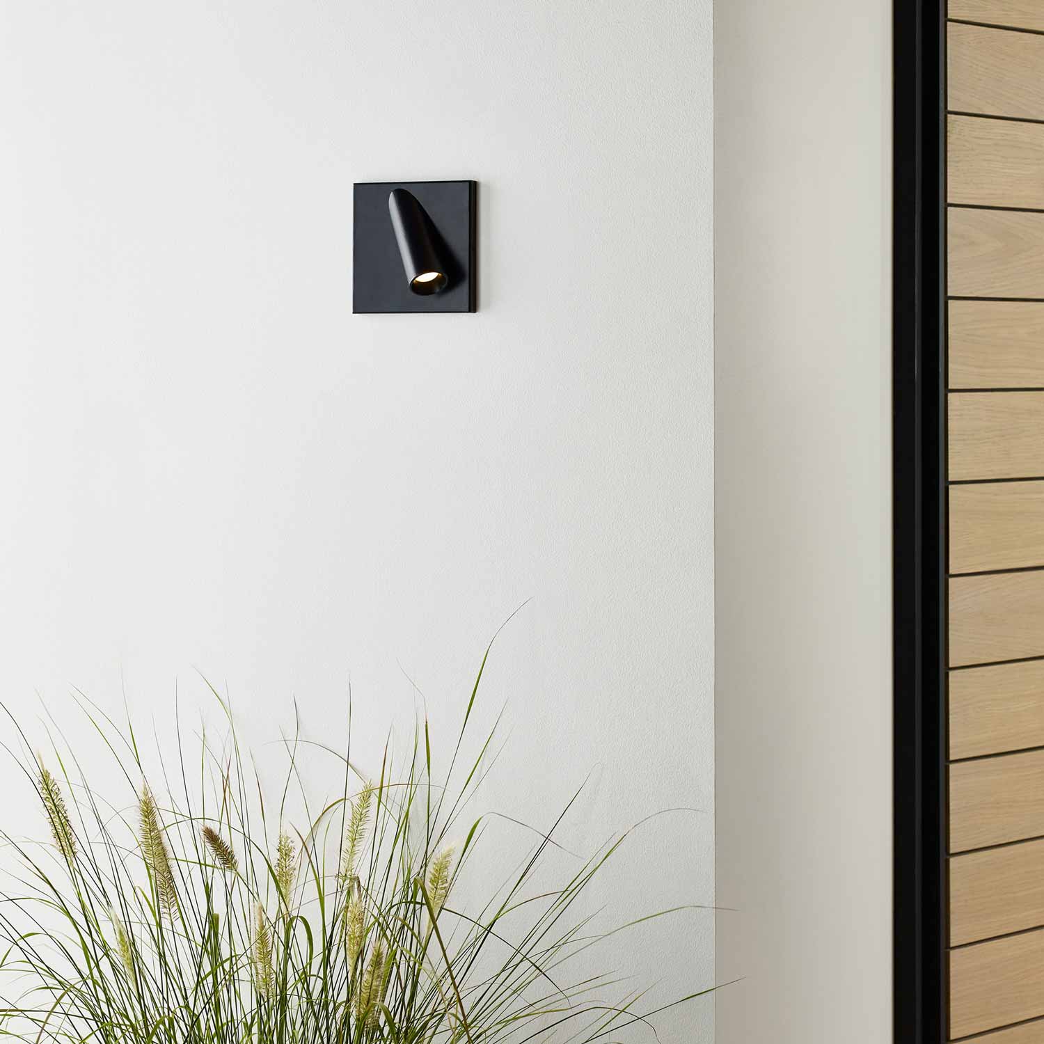 Ponte Outdoor LED Wall Light in Outside Area.