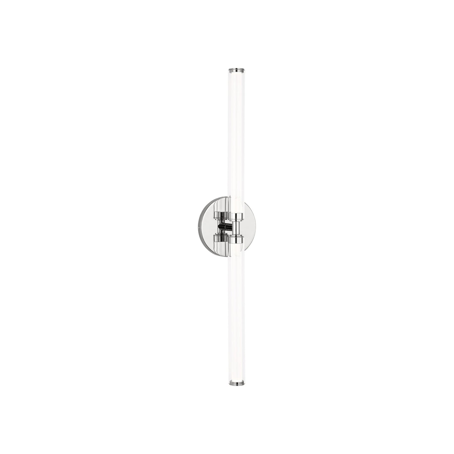 Poza LED Bath Vanity Light in Polished Nickel (25.6-Inch).