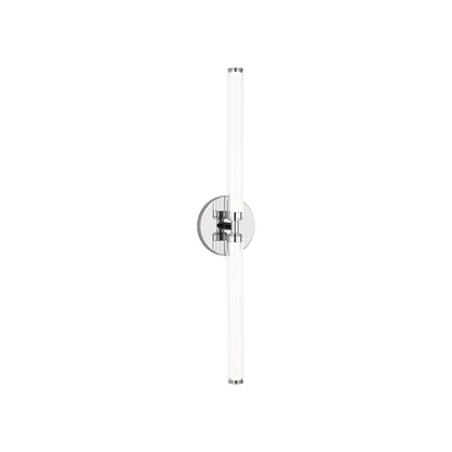 Poza LED Bath Vanity Light in Polished Nickel (25.6-Inch).