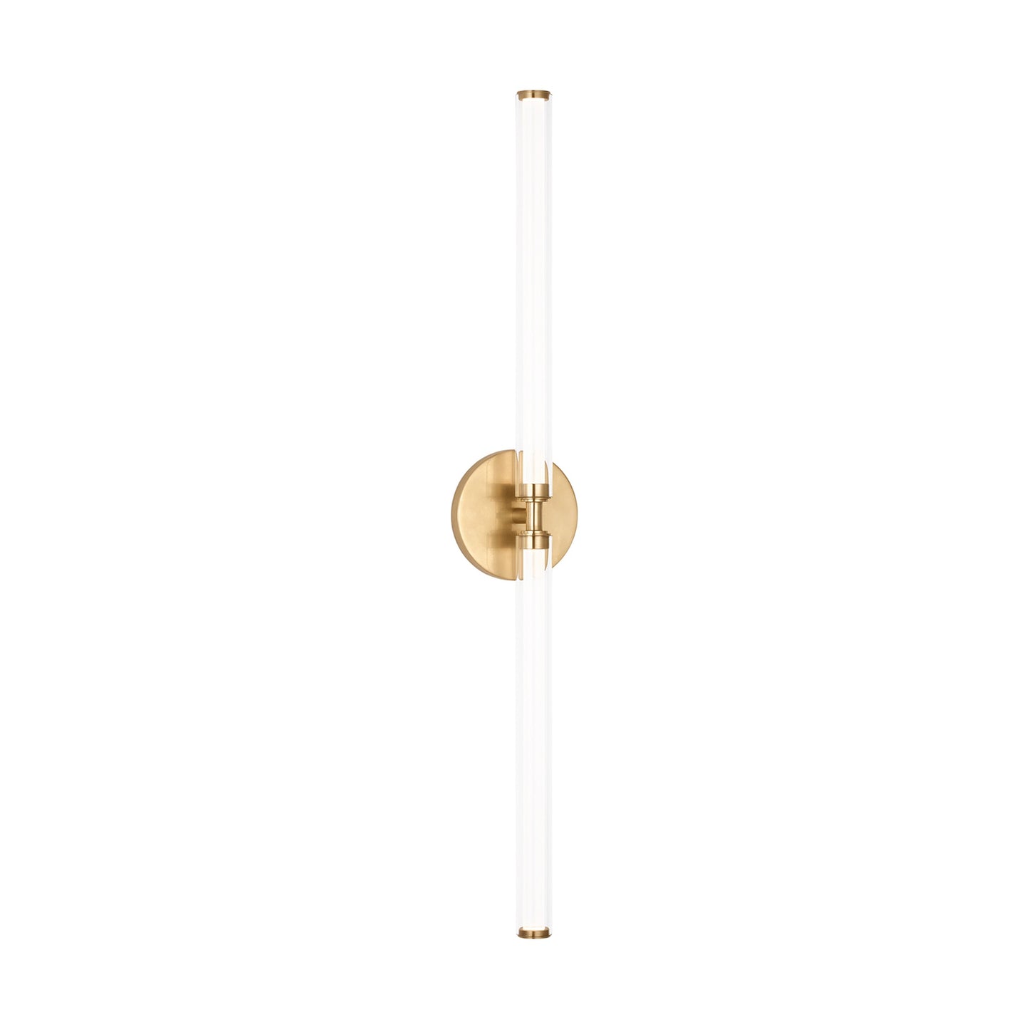 Poza LED Bath Vanity Light in Hand-Rubbed Antique Brass (31.7-Inch).