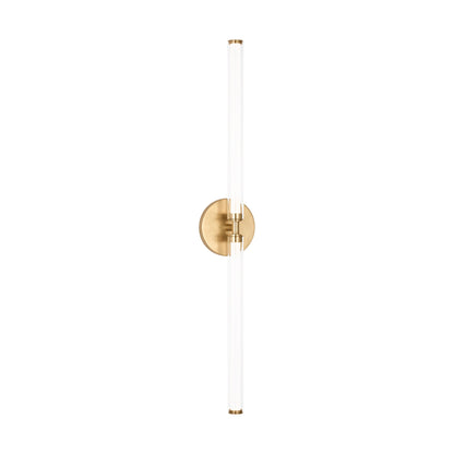 Poza LED Bath Vanity Light in Hand-Rubbed Antique Brass (31.7-Inch).
