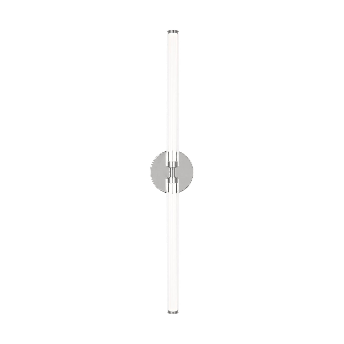 Poza LED Bath Vanity Light in Polished Nickel (31.7-Inch).