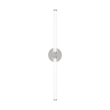 Poza LED Bath Vanity Light in Polished Nickel (31.7-Inch).