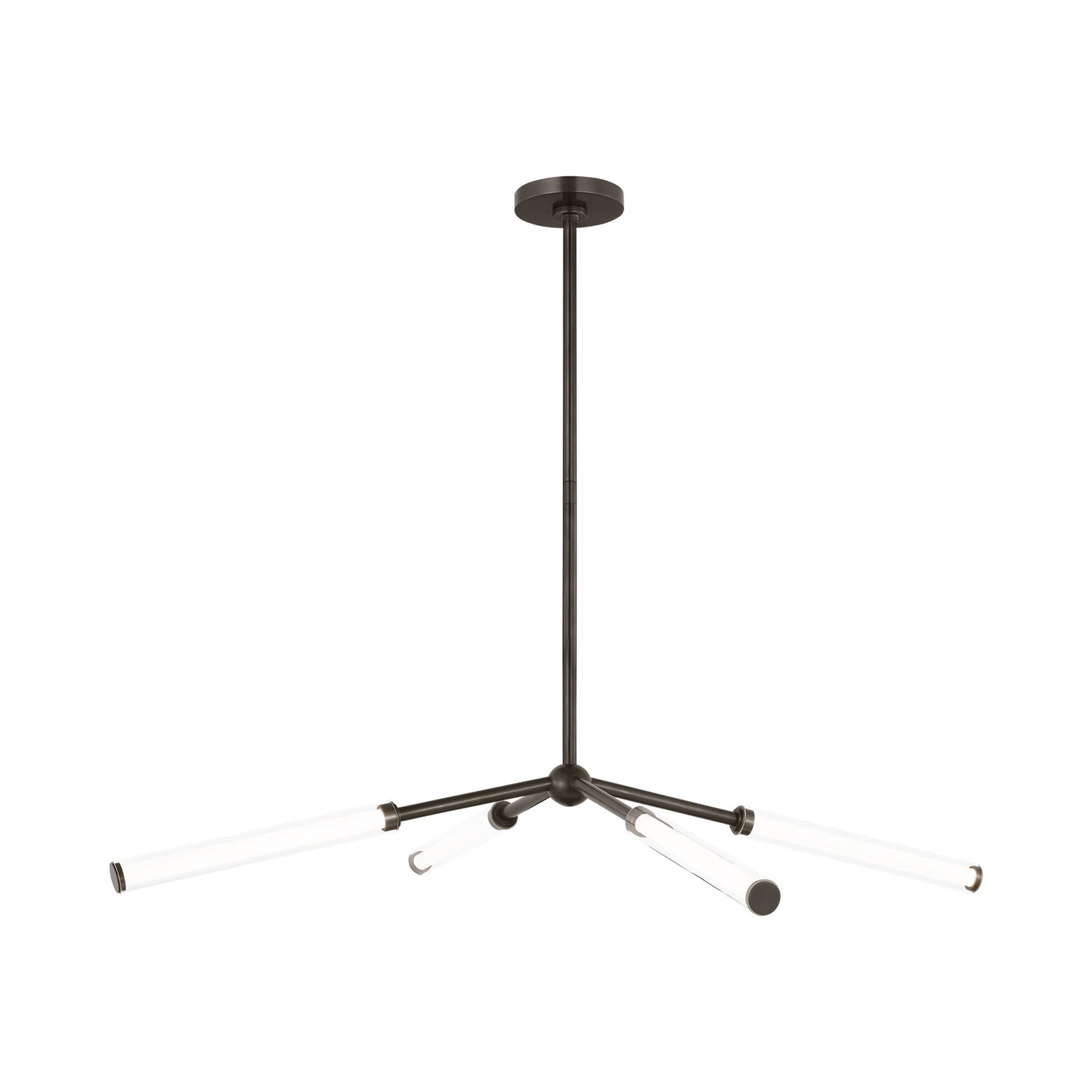 Poza LED Chandelier in Bronze (40-Inch).