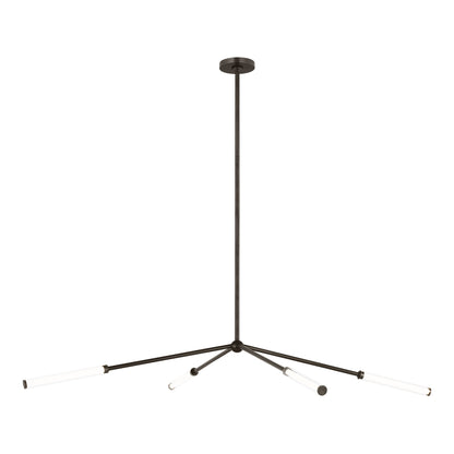 Poza LED Chandelier in Bronze (63.5-Inch).