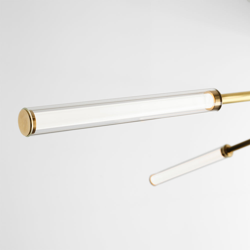 Poza LED Chandelier in Detail.