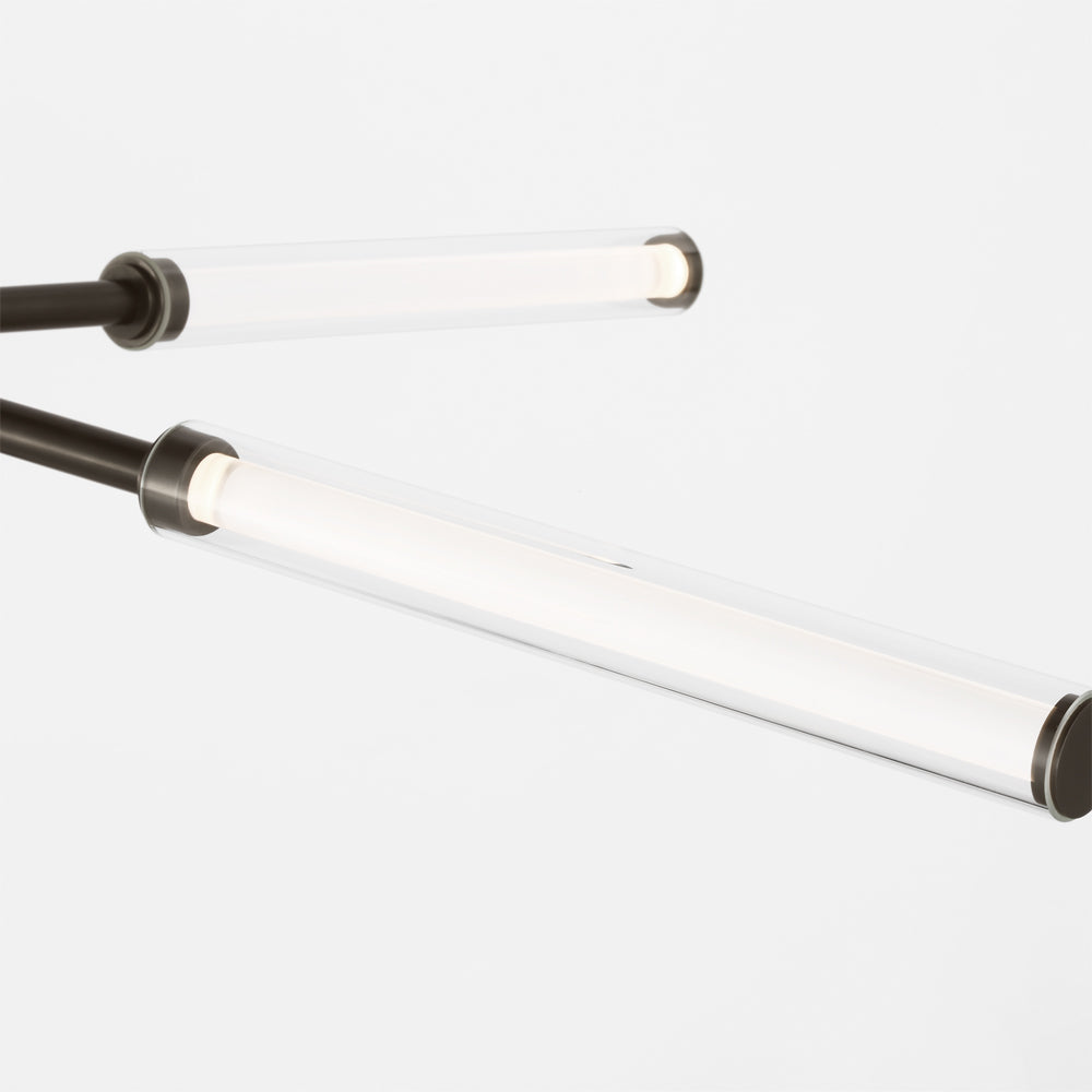 Poza LED Chandelier in Detail.