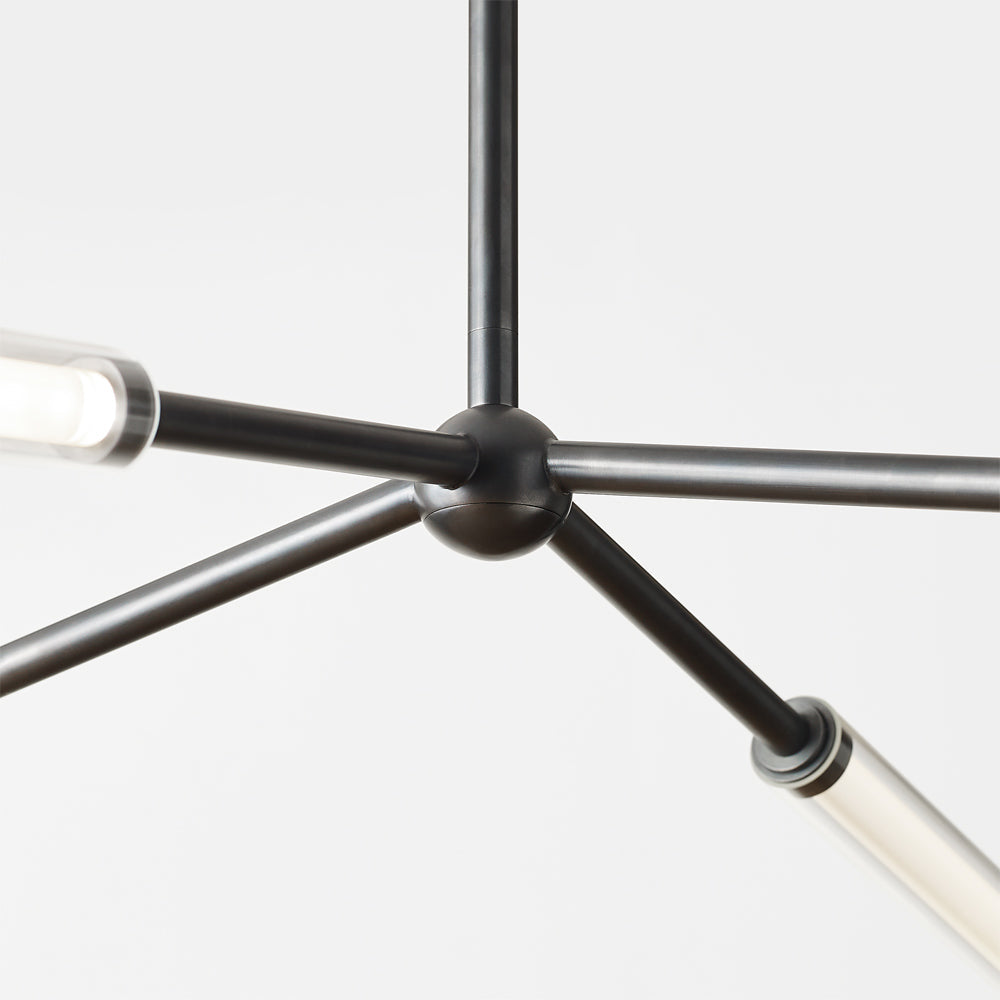 Poza LED Chandelier in Detail.