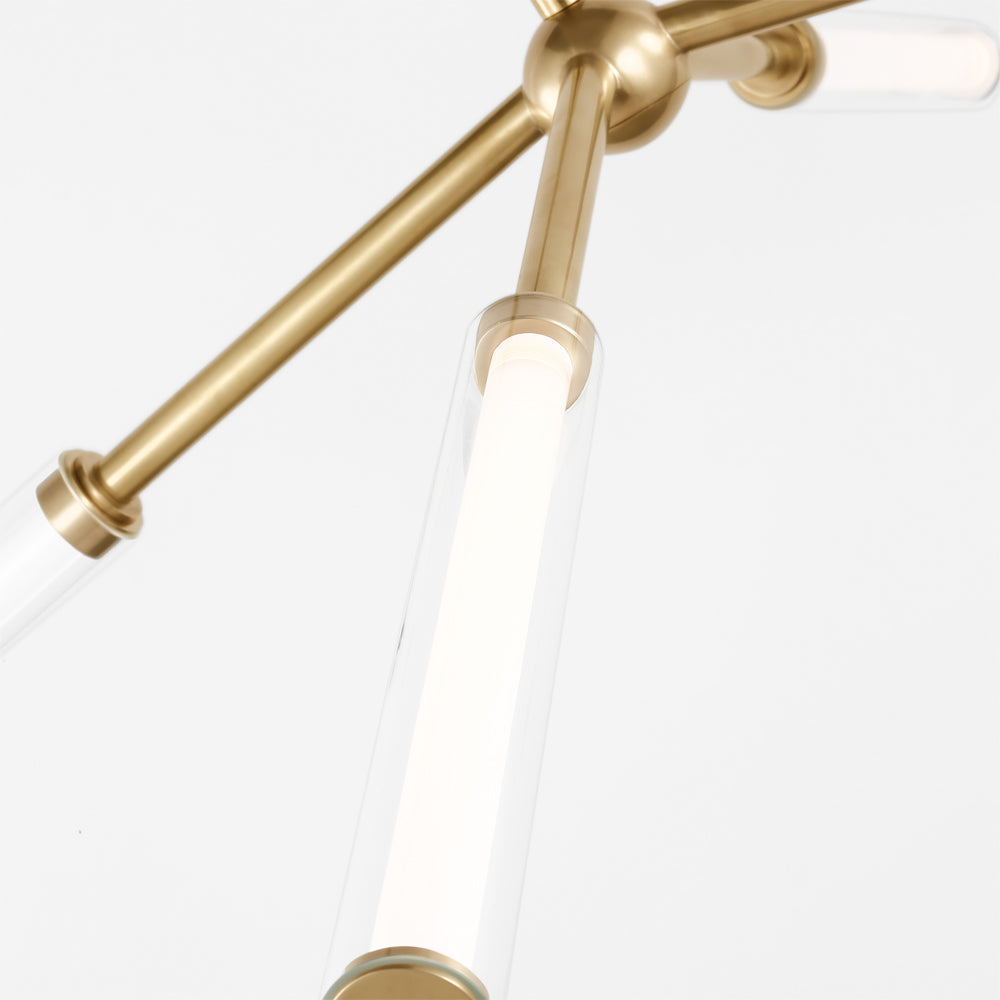 Poza LED Chandelier in Detail.