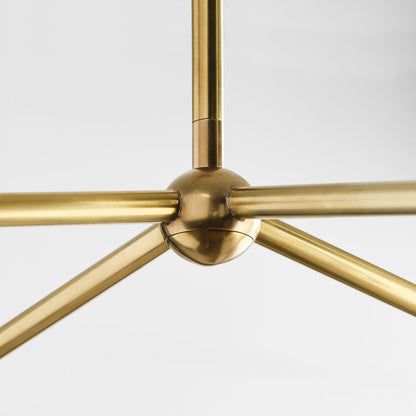 Poza LED Chandelier in Detail.