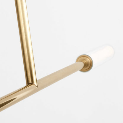 Poza Linear LED Chandelier in Detail.