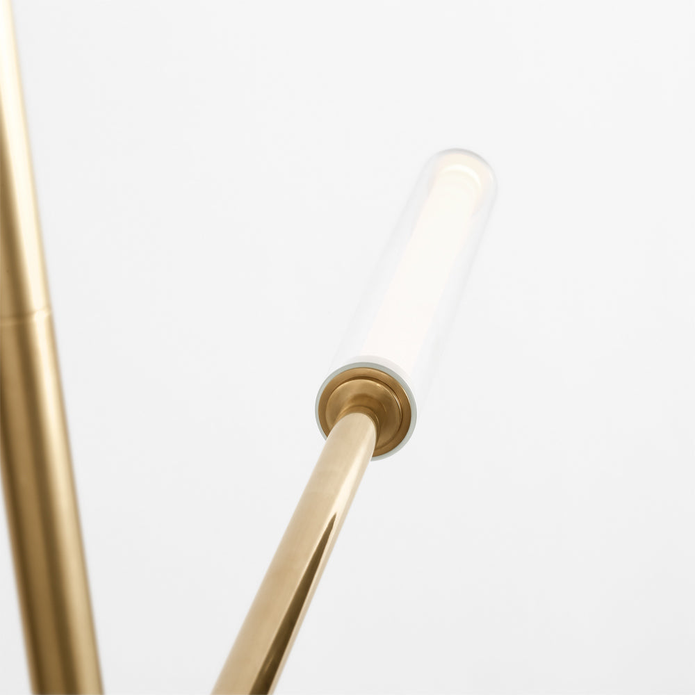 Poza Linear LED Chandelier in Detail.