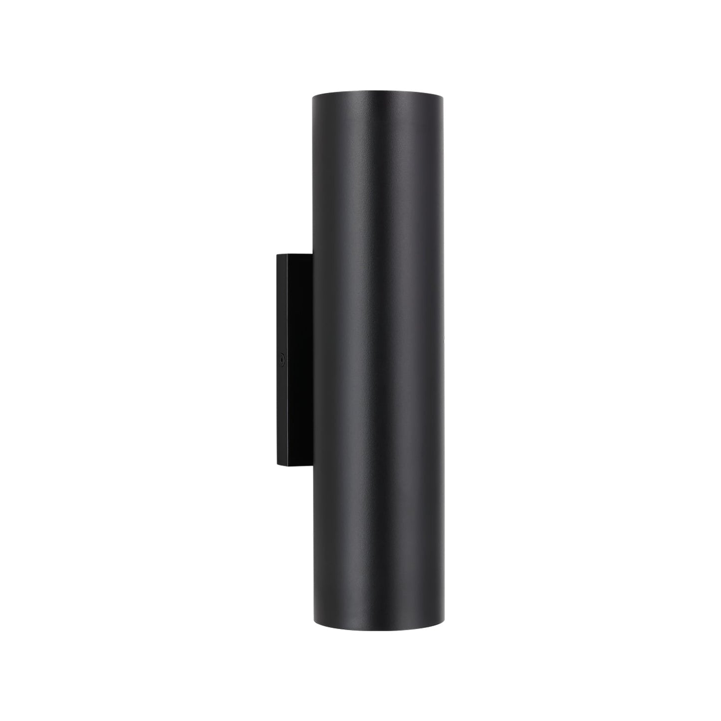 Pressa Outdoor LED Wall Light in Black (Medium/Cylindrical).