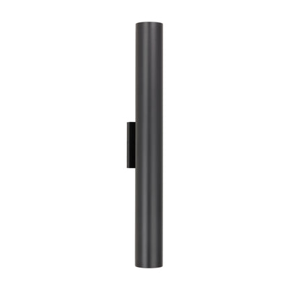Pressa Outdoor LED Wall Light in Black (X-Large/Cylindrical).