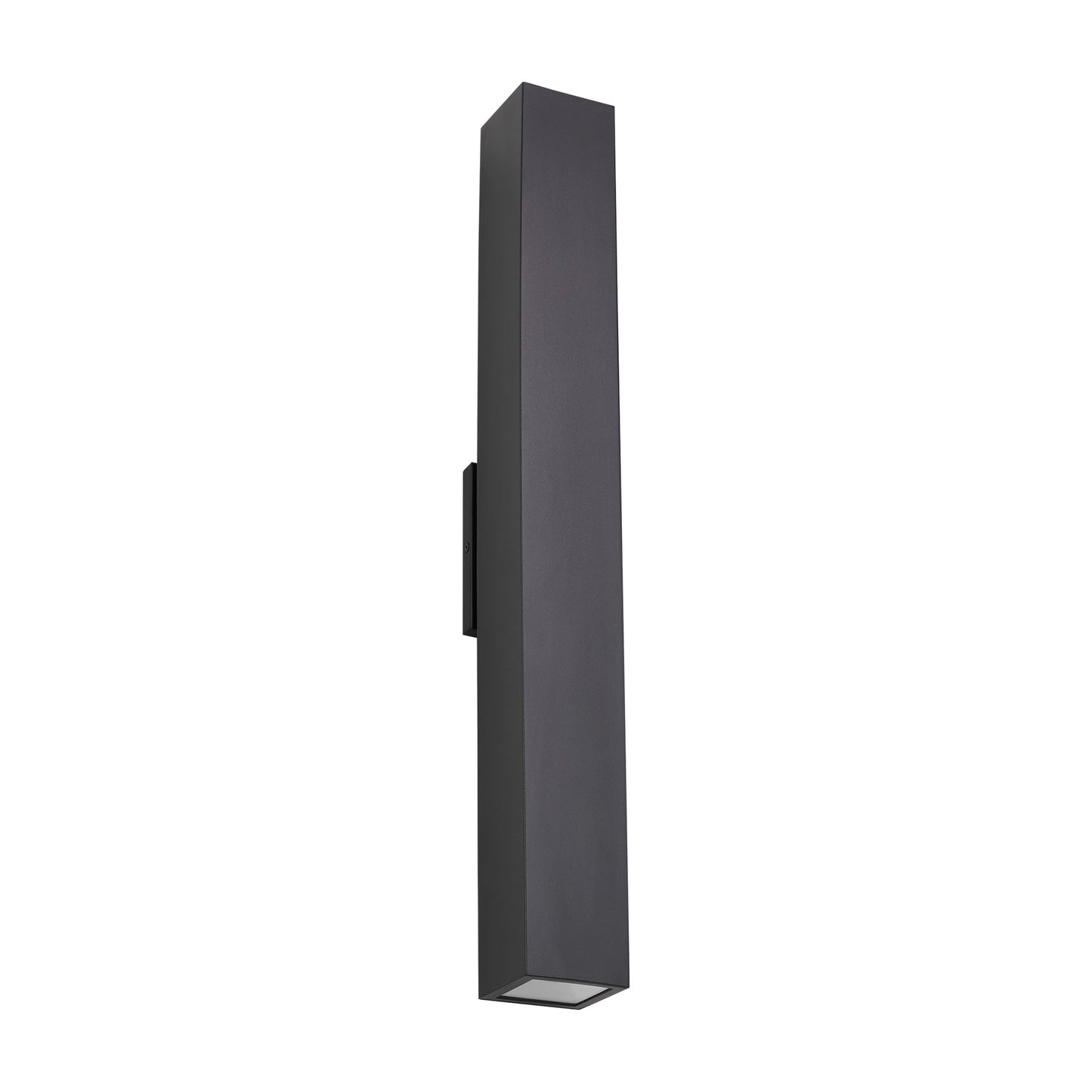 Pressa Outdoor LED Wall Light in Black (X-Large/Rectangular).