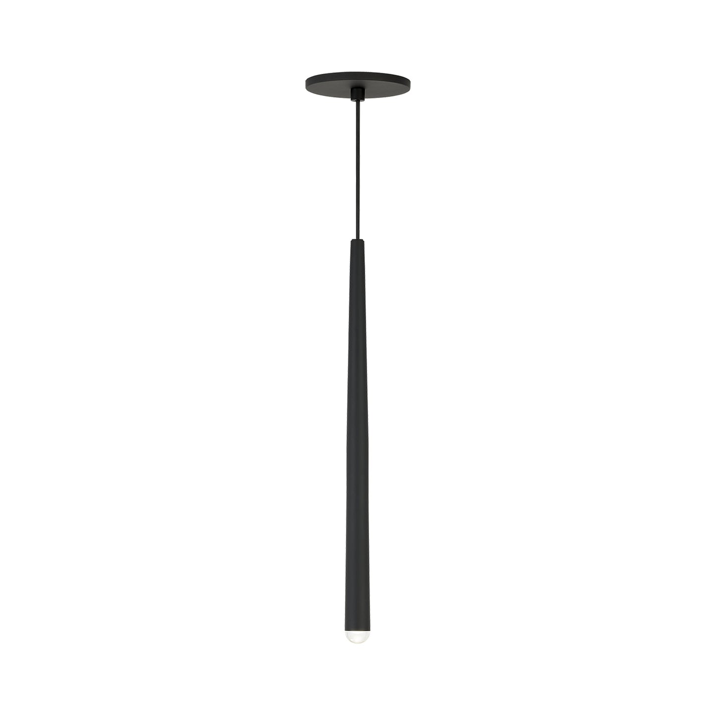 Pylon LED Pendant Light in Nightshade Black (Large).