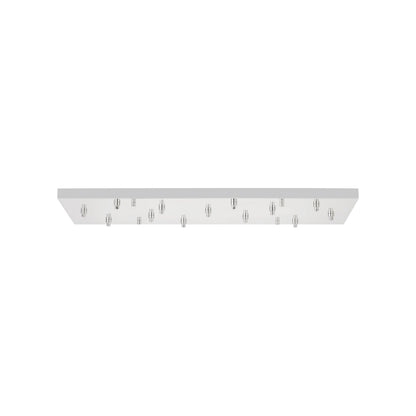 Rectangular Multiport Canopy in Polished Nickel (54-Inch).
