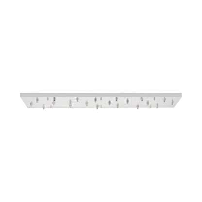Rectangular Multiport Canopy in Polished Nickel (72-Inch).