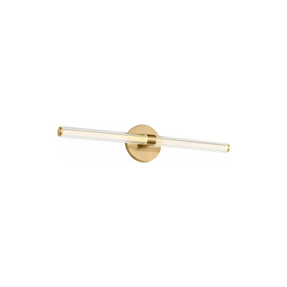 Reiya LED Bath Vanity Light in Hand-Rubbed Antique Brass (24-Inch).