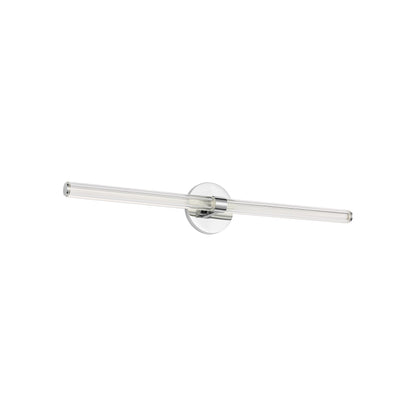 Reiya LED Bath Vanity Light in Chrome (30-Inch).