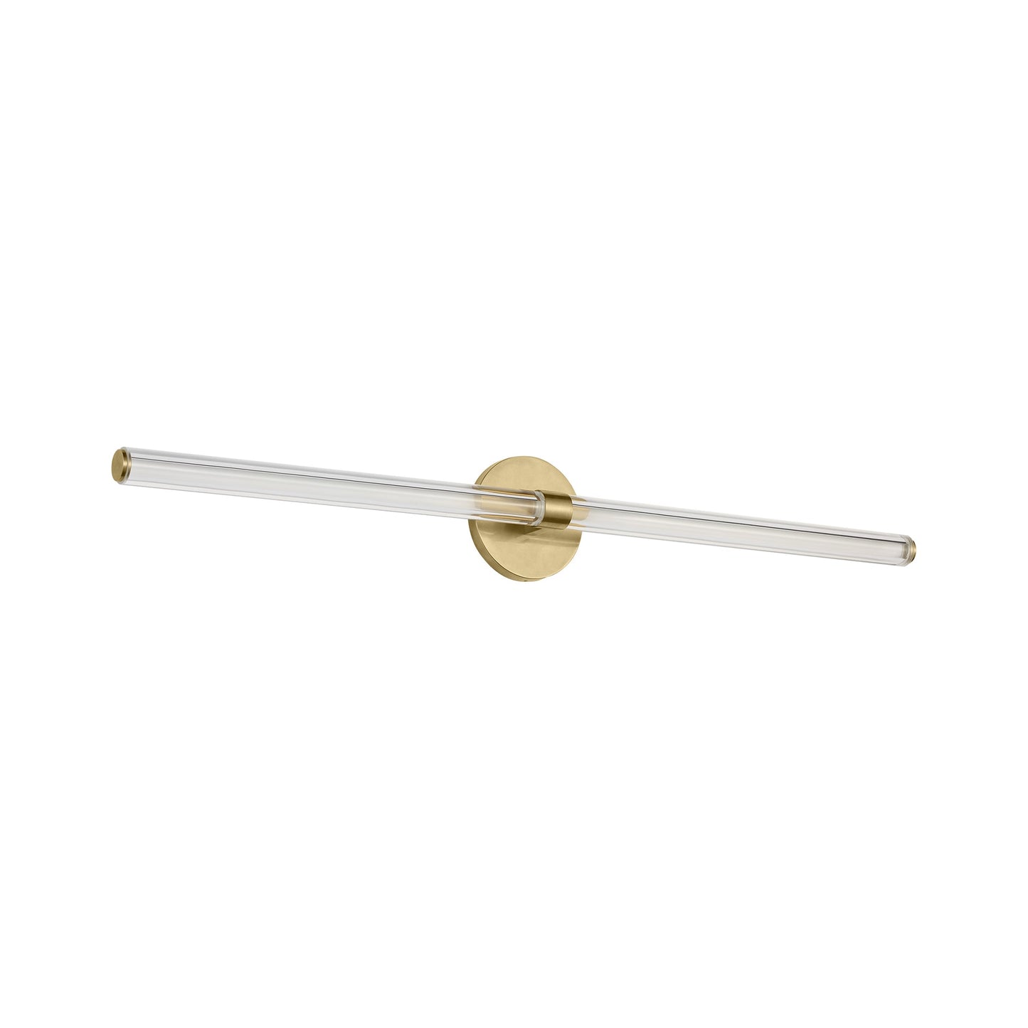 Reiya LED Bath Vanity Light in Hand-Rubbed Antique Brass (36-Inch).
