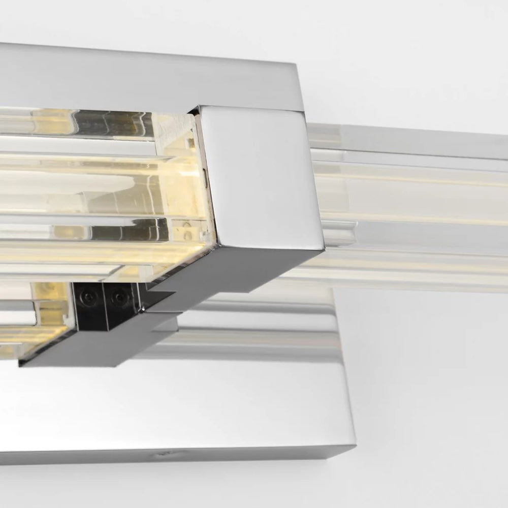 Reiya Square LED Bath Vanity Light in Detail.