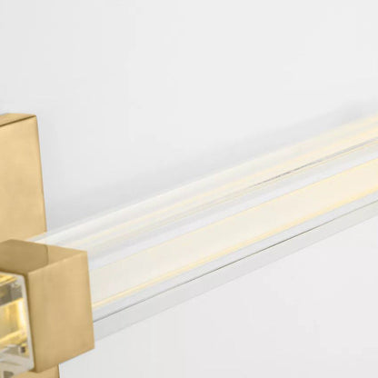 Reiya Square LED Bath Vanity Light in Detail.