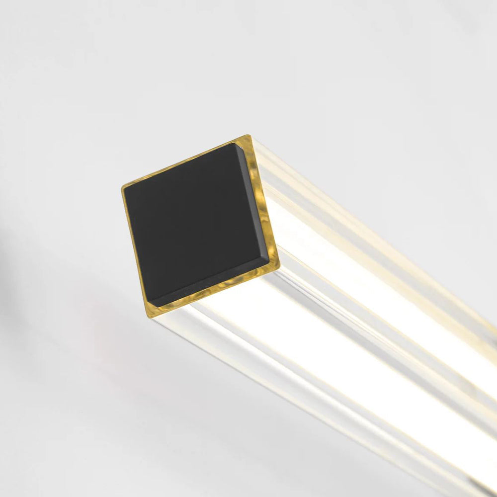 Reiya Square LED Bath Vanity Light in Detail.