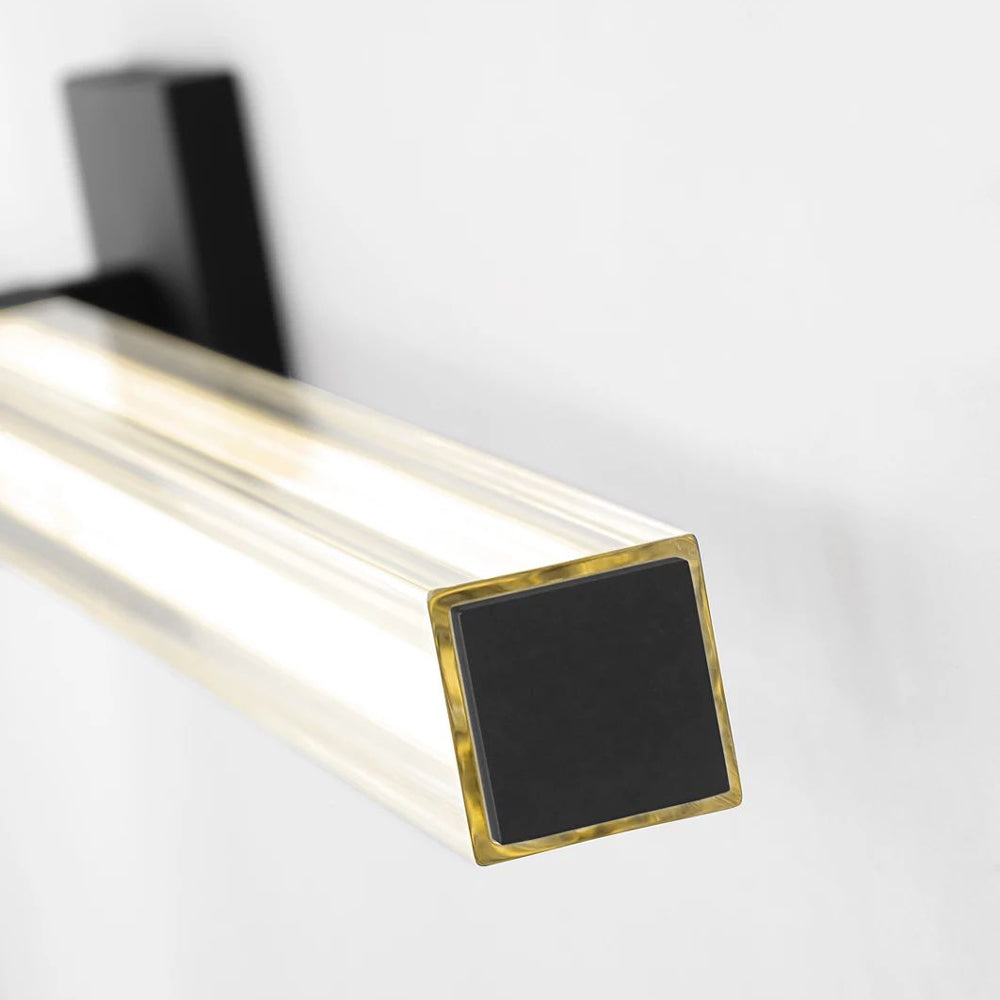 Reiya Square LED Bath Vanity Light in Detail.