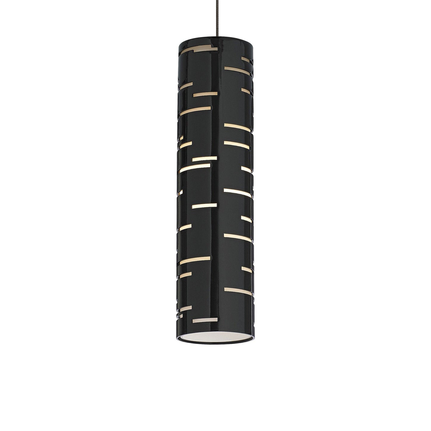 Revel Low Voltage Pendant Light in Antique Bronze/Gloss Black.