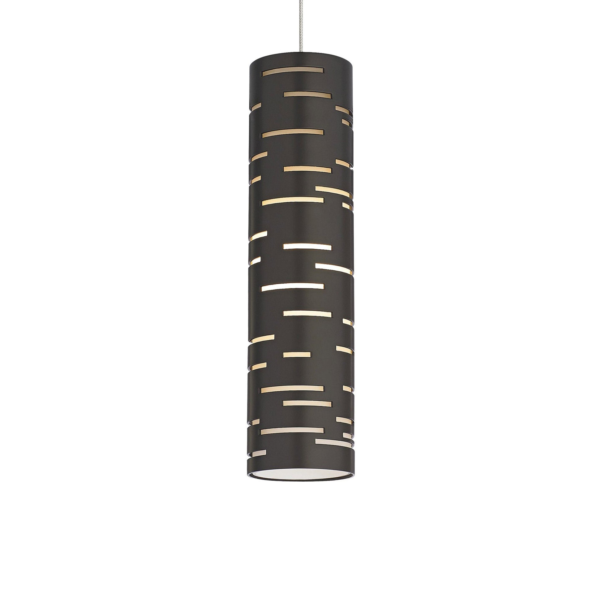 Revel Low Voltage Pendant Light in Satin Nickel/Antique Bronze.