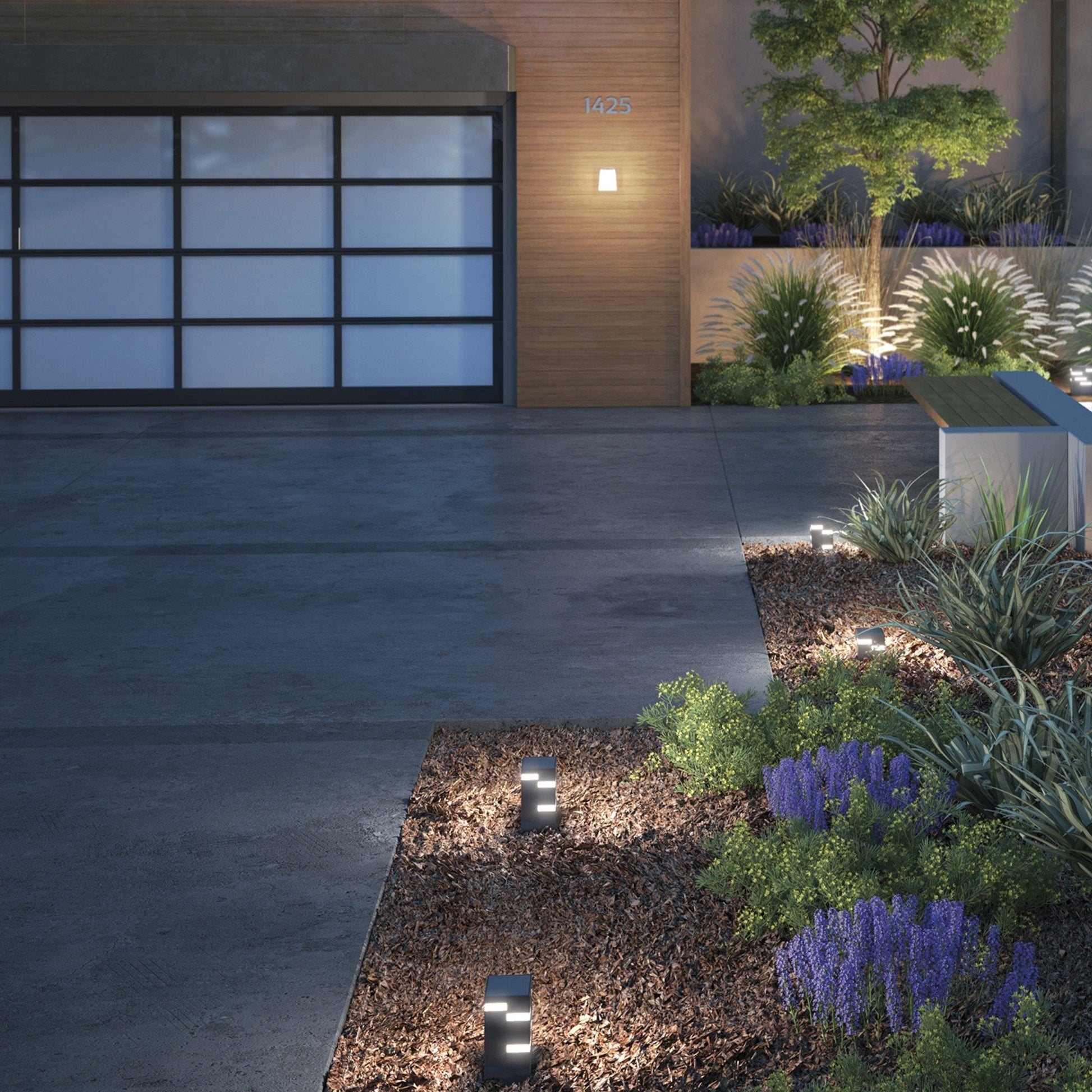 Revel Outdoor LED Path Light Outside Area.