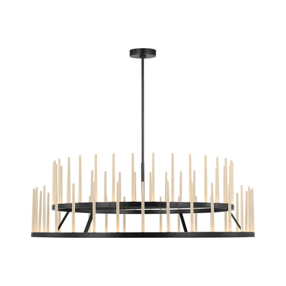 Sagrada Tiered LED Chandelier in Bronze (60-Inch).