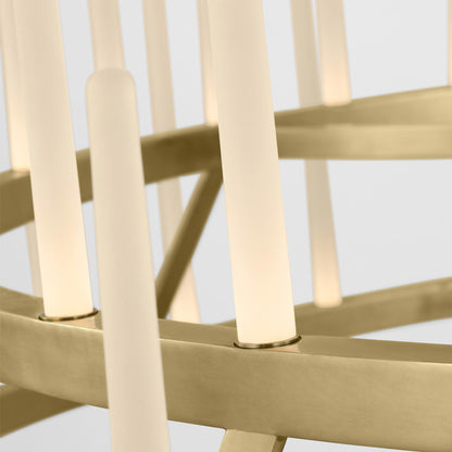 Sagrada Tiered LED Chandelier in Detail.