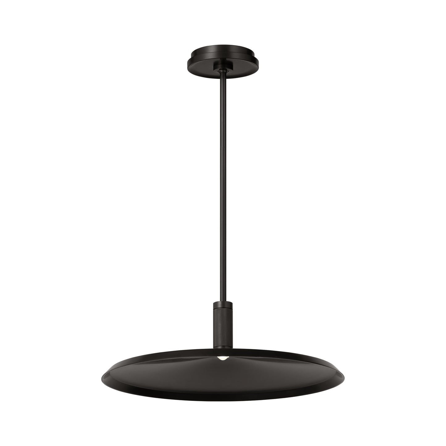 Saucer LED Pendant Light in Bronze(Large/3000K-1800K Warm Dim).