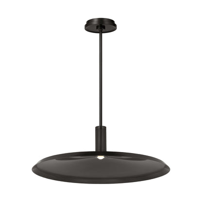 Saucer LED Pendant Light in Bronze and Darkened Brass(X-Large/3000K-1800K Warm Dim).