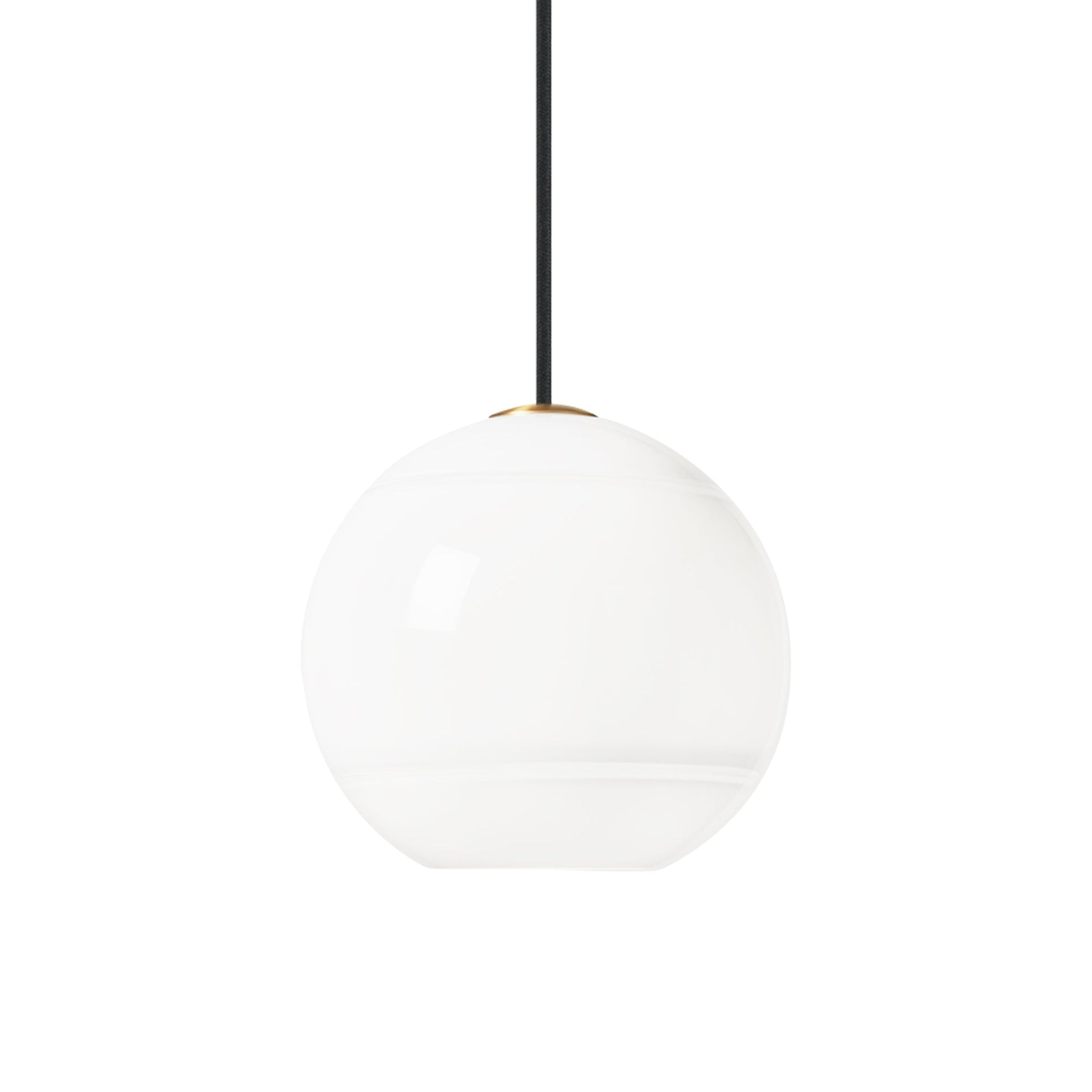 Sedona Pendant Light in Aged Brass / White (Medium).