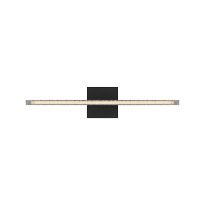 Serre LED Bath Vanity Light in Nightshade Black (24-Inch).