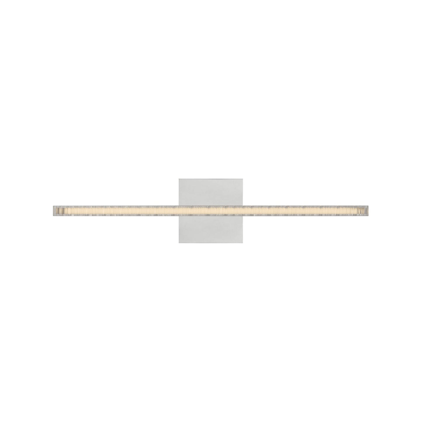 Serre LED Bath Vanity Light in Polished Nickel (24-Inch).