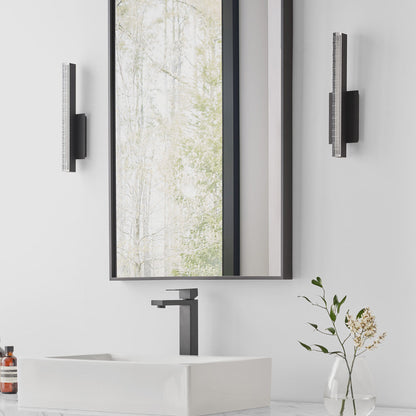 Serre LED Wall Light in bathroom.