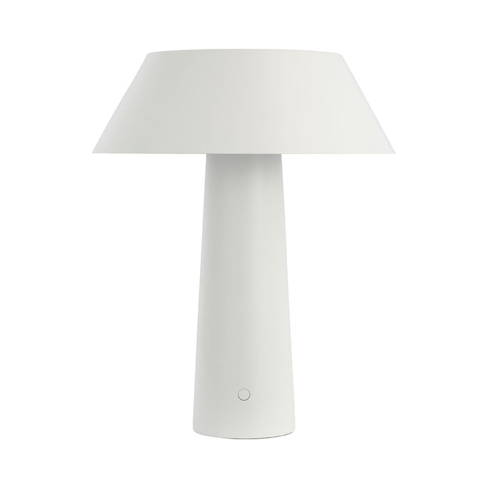 Sesa LED Table Lamp in Matte White (13-Inch).