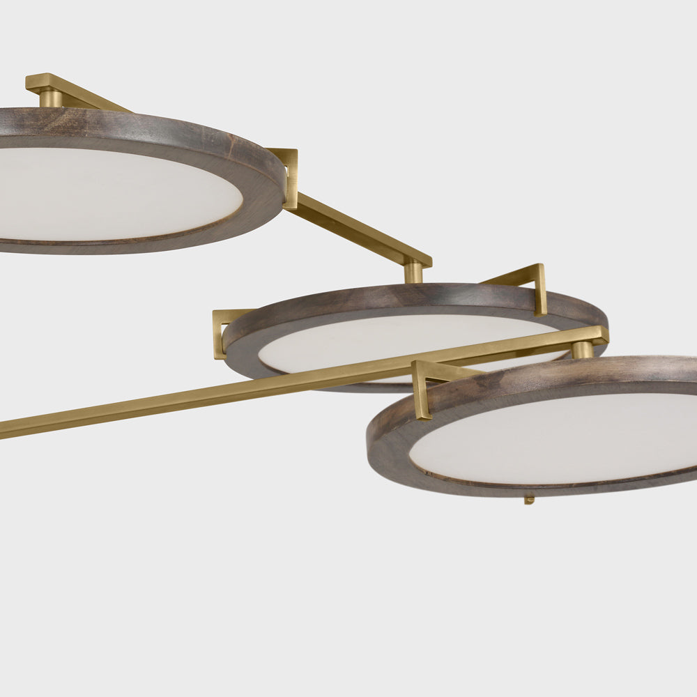 Shuffle LED Chandelier in Detail.