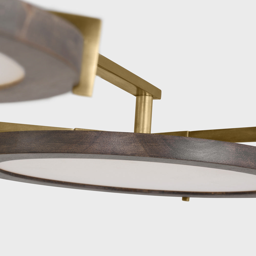 Shuffle LED Chandelier in Detail.